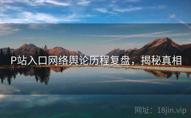 P站入口网络舆论历程复盘，揭秘真相