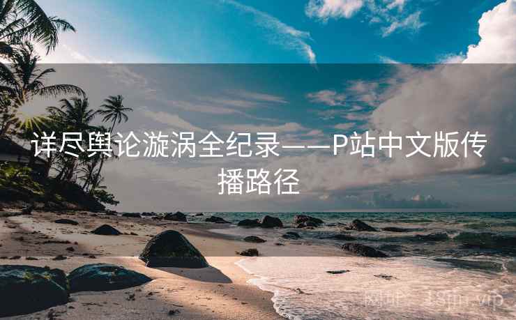 详尽舆论漩涡全纪录——P站中文版传播路径